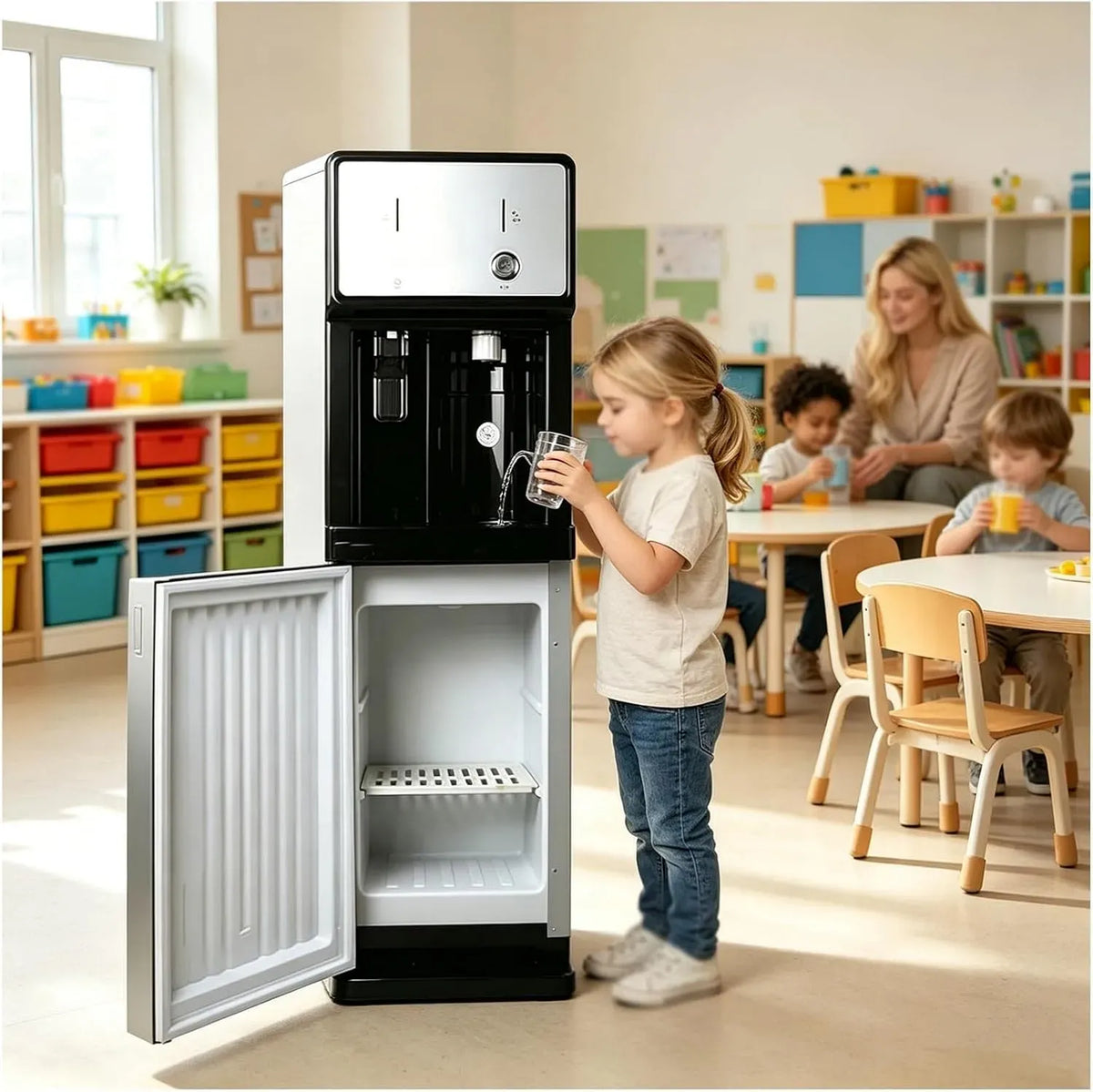 Distributore, Dispenser, Erogatore, Dispenser Acqua Multifunzione Da Pavimento