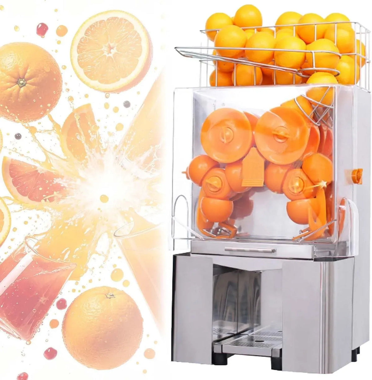 estrattore di succo e spremiagrumi, professionale, acciaio inox, per Frutta