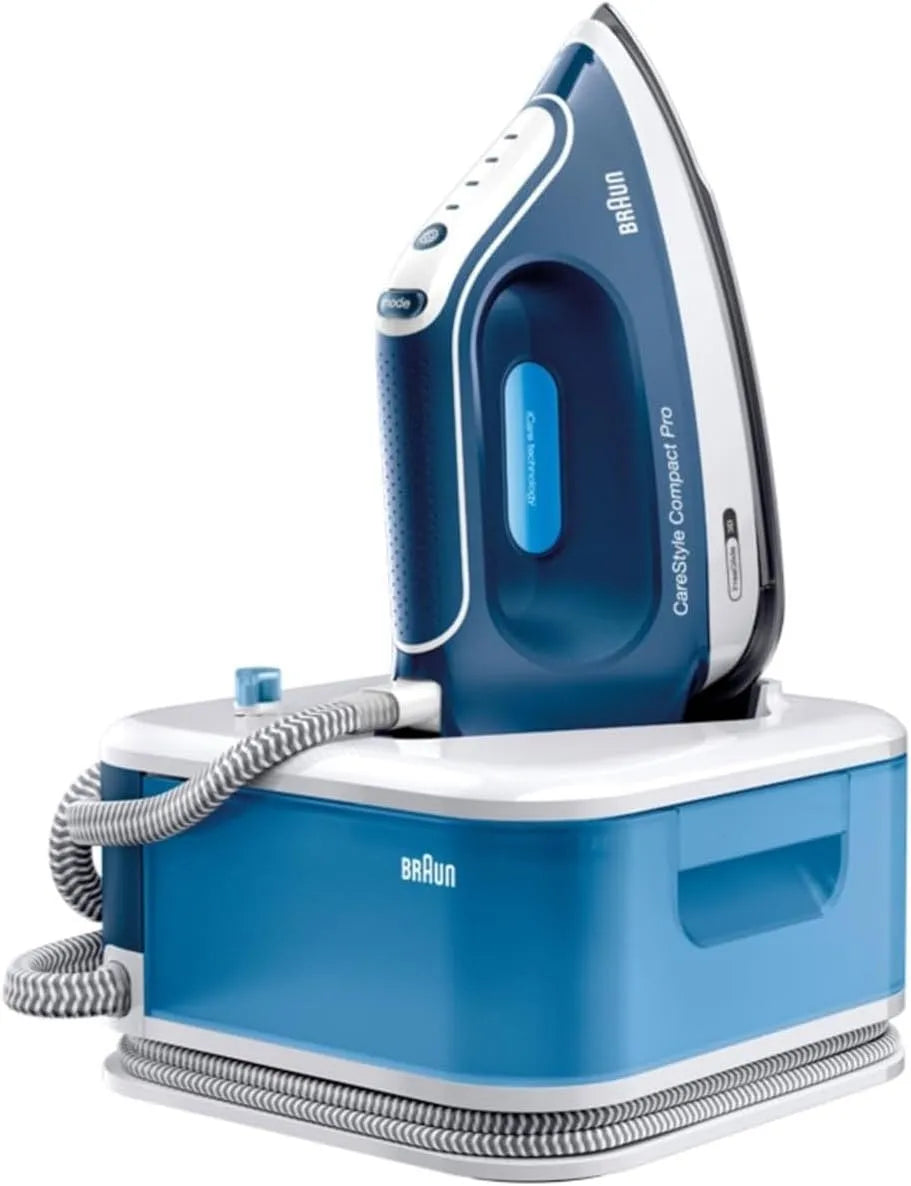 Braun IS2565 bar/430g/min iCareMode, Ferro Stiro a Vapore, CareStyle Compact Pro IS2565, Tecnologia FreeGlide 3D, Serbatoio 1, Modalità Eco e Turbo