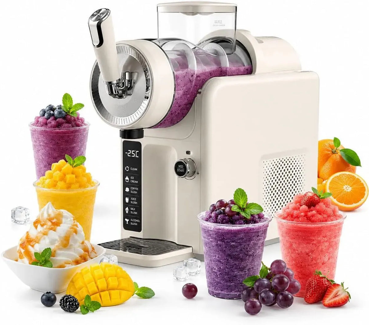Macchina per Margarita, Macchina per Granita, 1.8 L, bianco