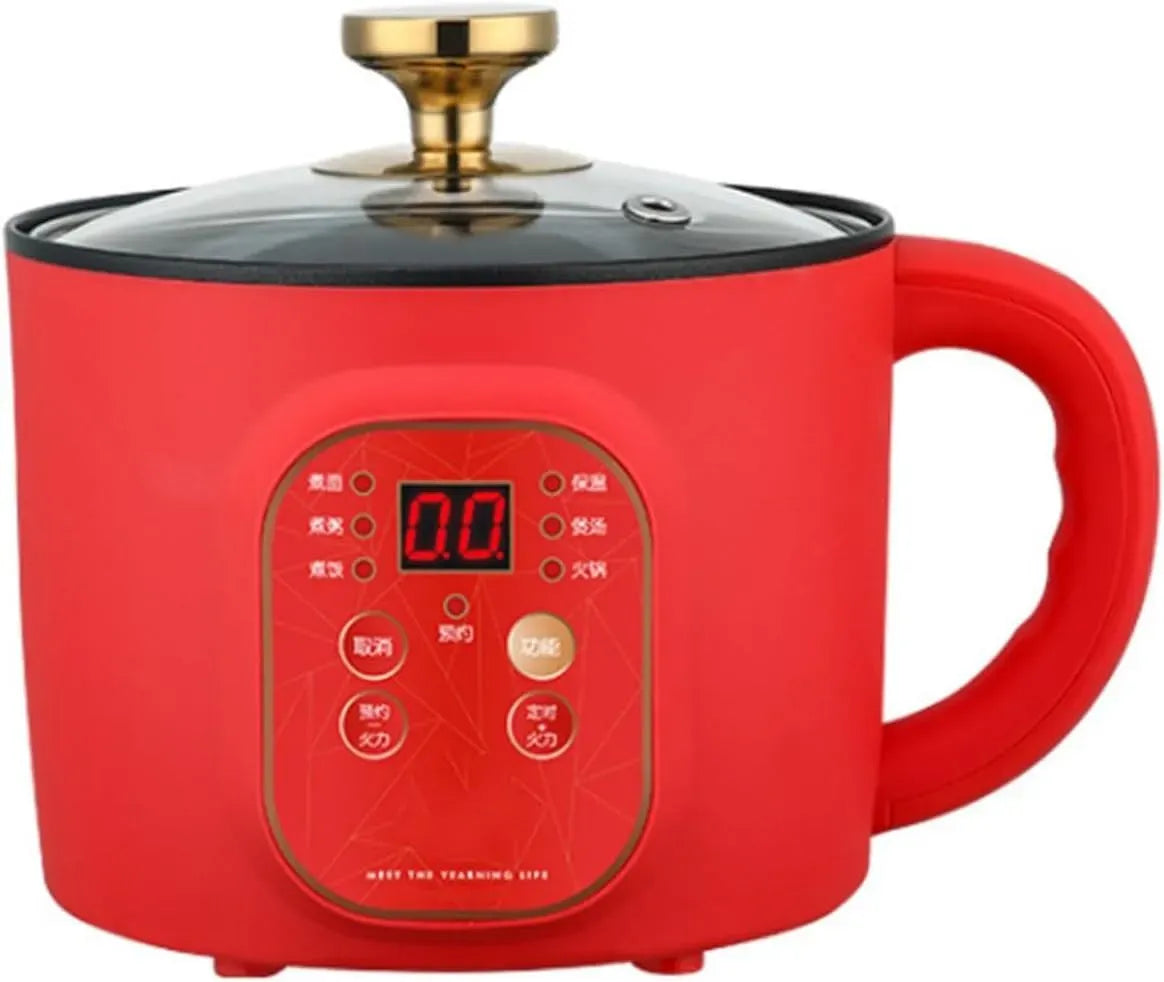 Pentola e padella, 1.7 L, rosso, Color : Red Smart, Macchina da Cottura elettrica 1