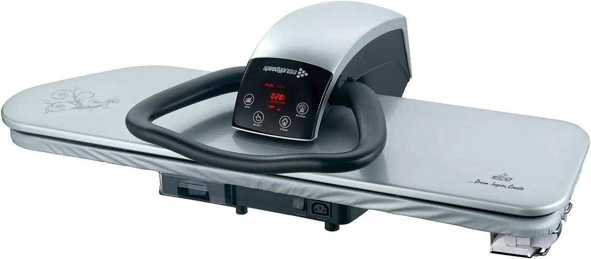 Accessorio per elettrodomestico 101HD 2.600watt, 101cm, 600 W, vapore, professionale, argento, Pressa da Stiro a Vapore Professionale Argento