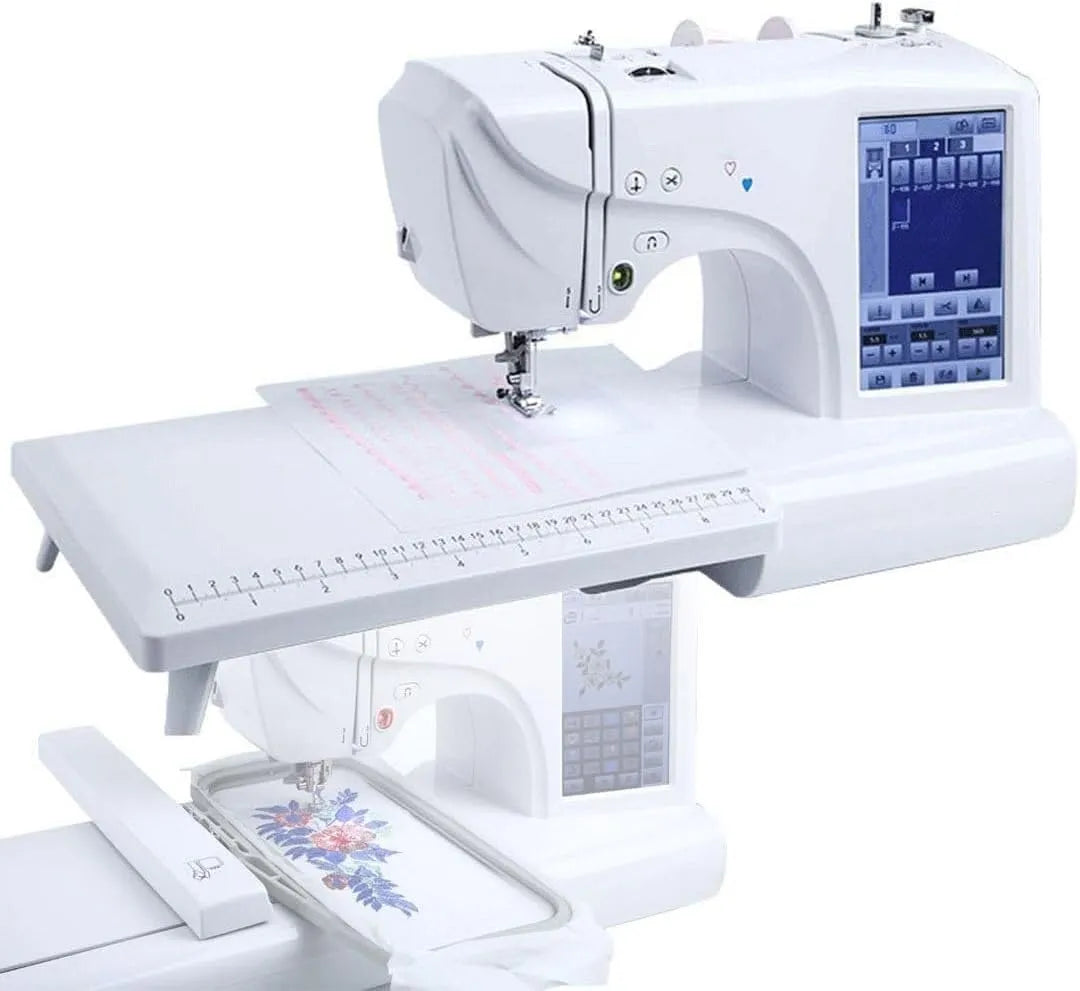 Macchina da ricamo, macchina da cucire, macchina per cucito elettrica, ricamatrice elettrica, per abbigliamento