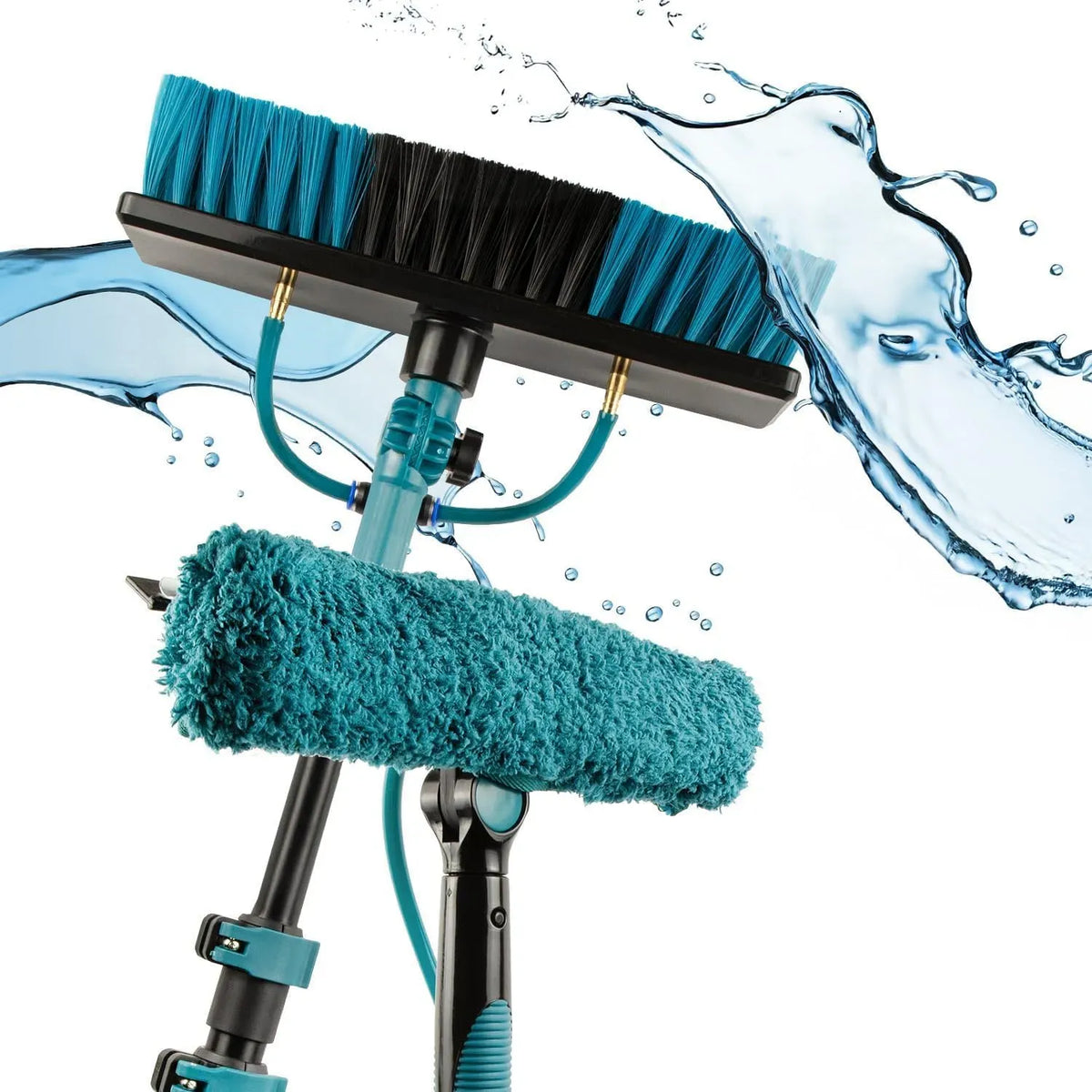 Contenitore, auto, negozi, imbarcazioni, Sillar Scopa telescopica con tubo acqua