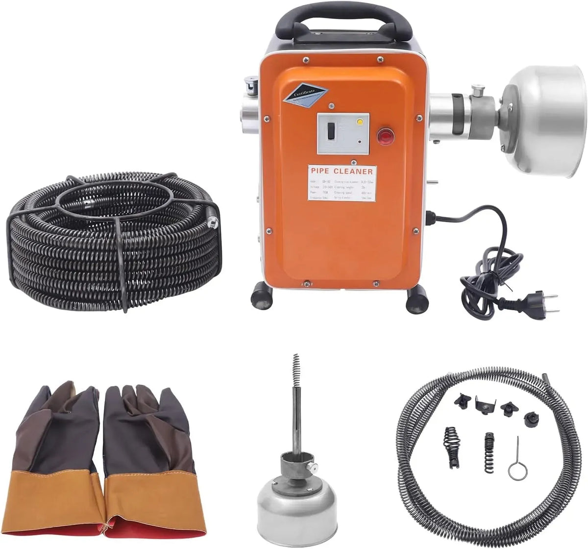 V 750 Macchina per la, 750 W, 240 V, 110 mm, per la pulizia dei tubi