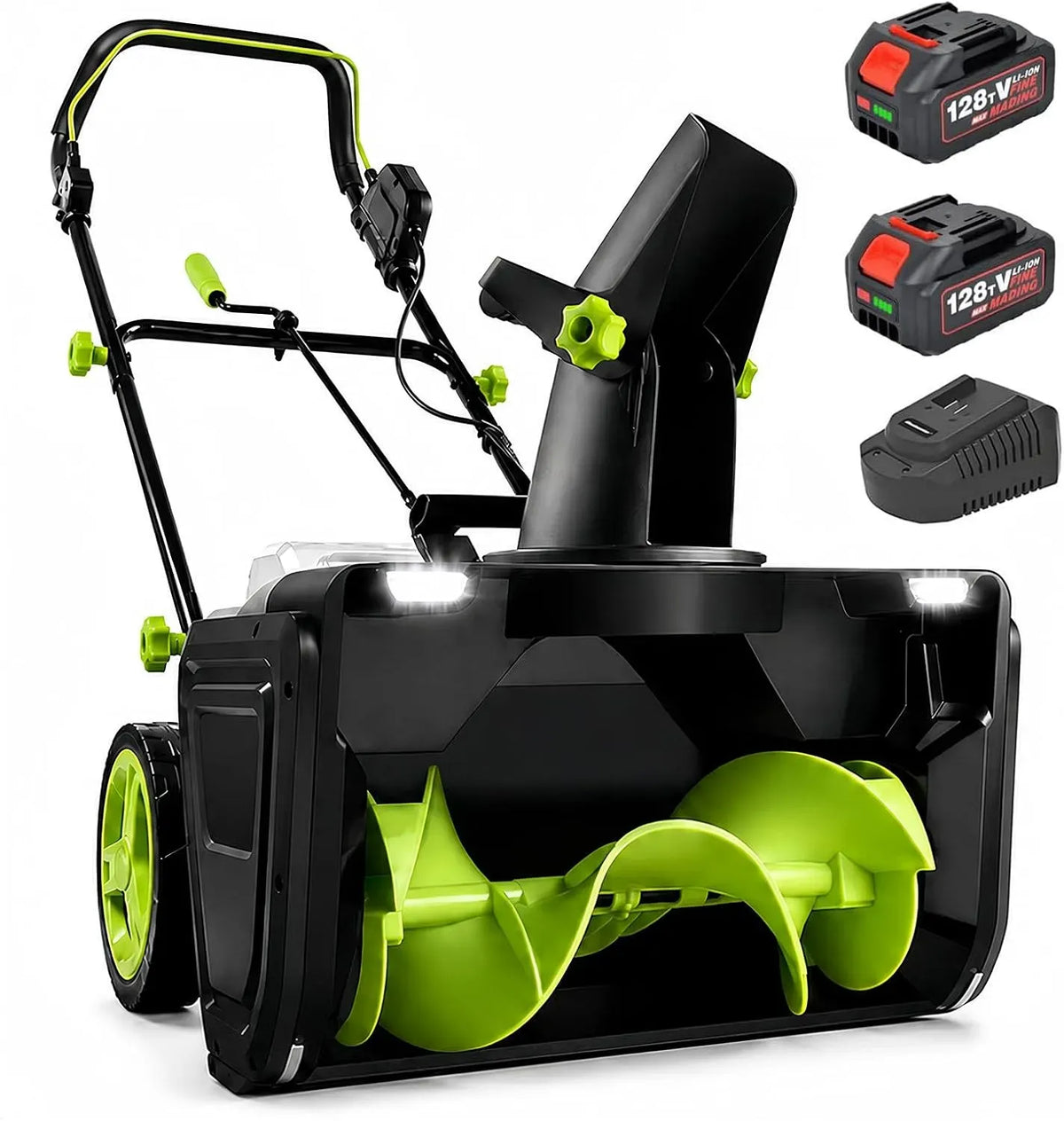 Camino Regolabile, 3500W Brushless, Turbina da Neve Elettrica 40V