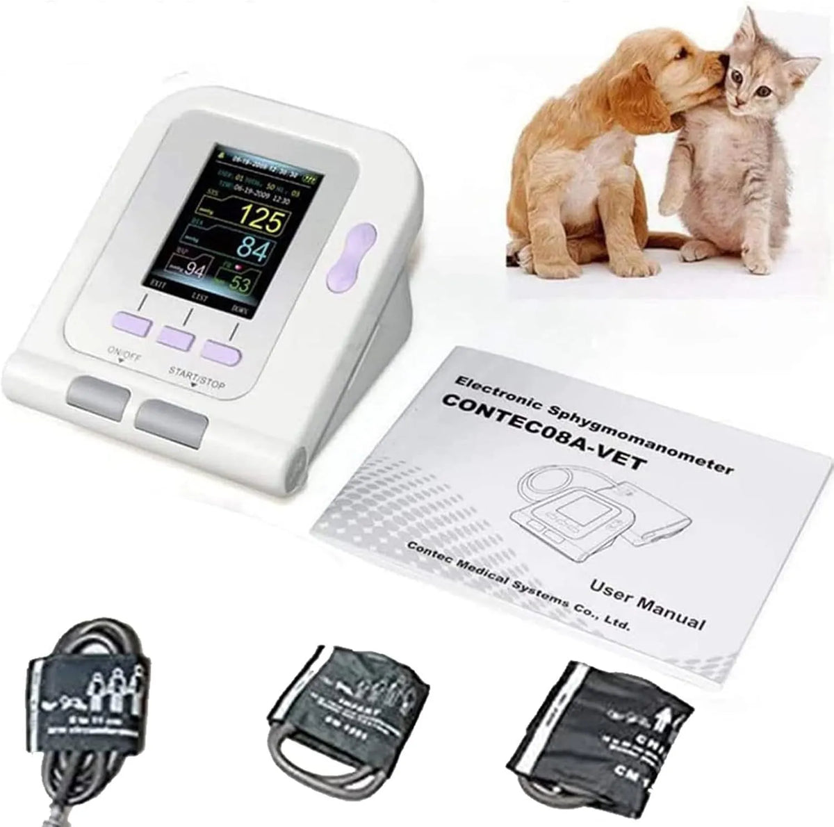 misuratore di pressione veterinario, Monitor, per Monitor della Pressione Sanguigna A LED Veterinario，