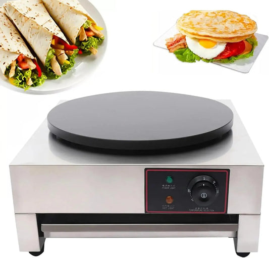 Pentola e padella, 50 a 300 °C, rivestimento antiaderente, professionale, Piastra riscaldante 50-300 °C Pancake