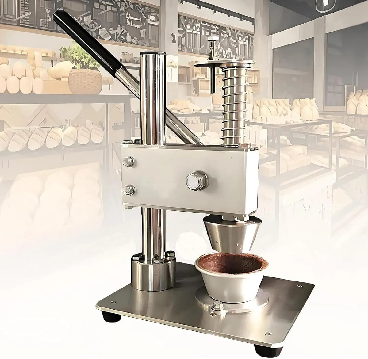 B01 Pressa, alluminio, per Crostatine All'uovo