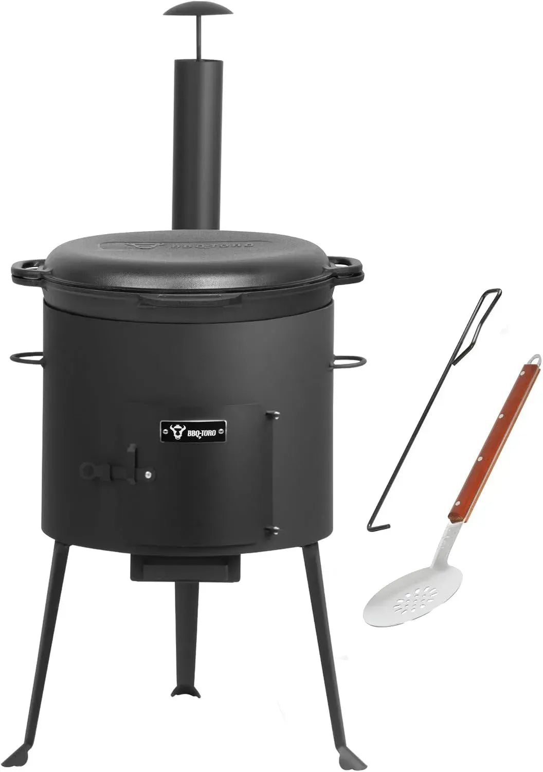 Forno elettrico, 39,5 cm, 16 L, esterno, ghisa, pentola da 16 l con coperchio