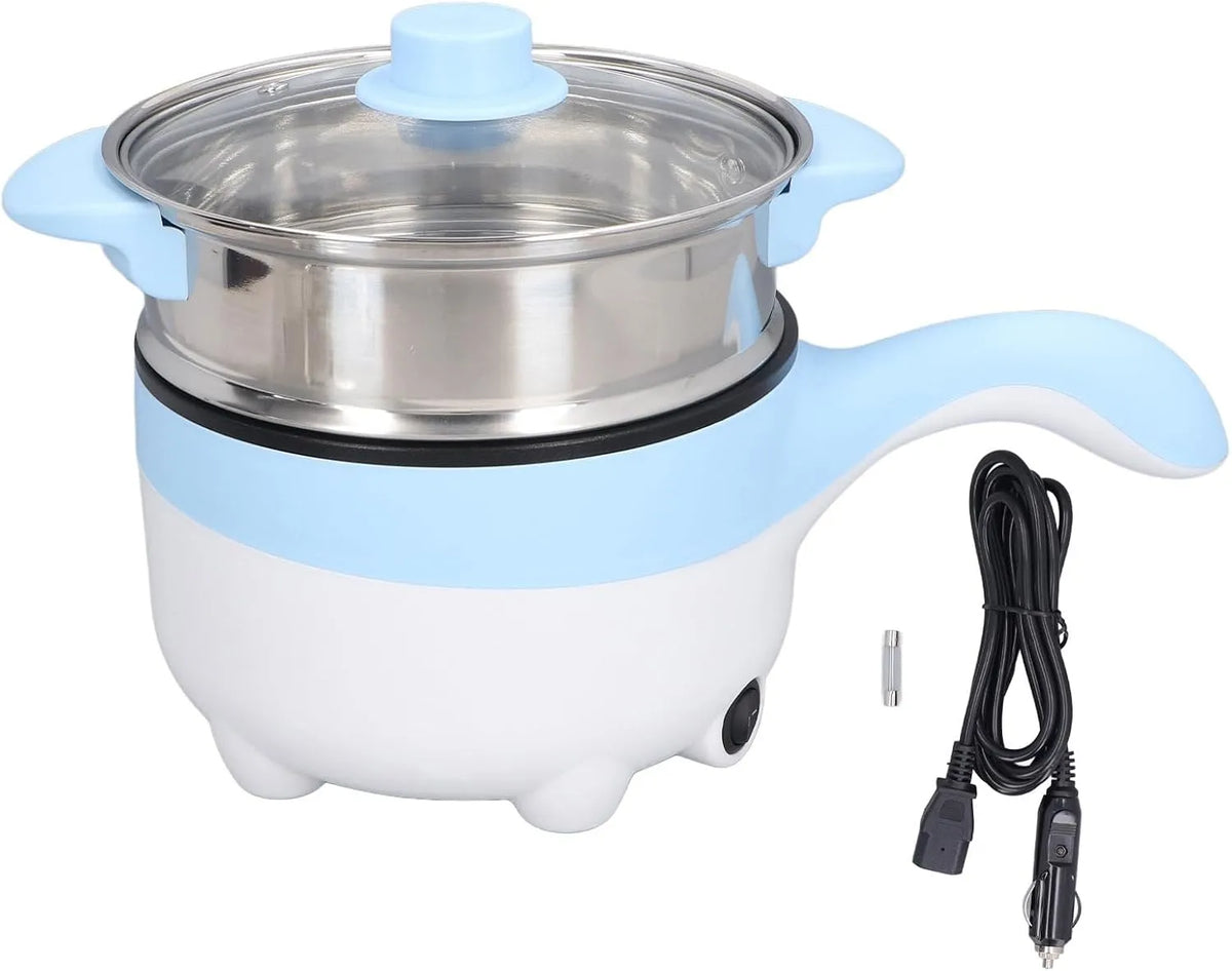 Pentola e padella, 2 L, 24 V, portatile, acciaio inox