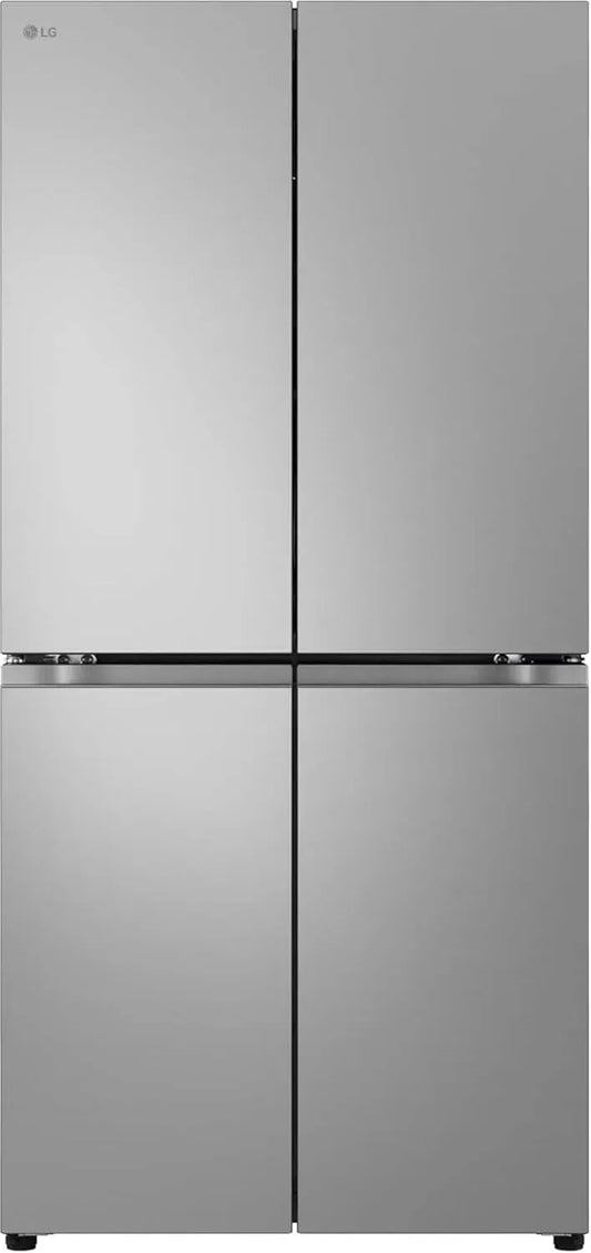 LG GMB860PYDE Frigorifero, 530 L, classe energetica E, No Frost, Wi-Fi, Inverter, stretto, Linear Cooling, argento, Smart Diagnosis