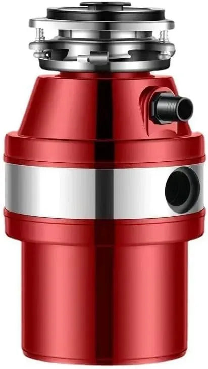 Lavello da cucina, 1,2 L, rosso, Interruttore, Tritarifiuti Alimentari da 1,2 Litri con Interruttore dell'Aria