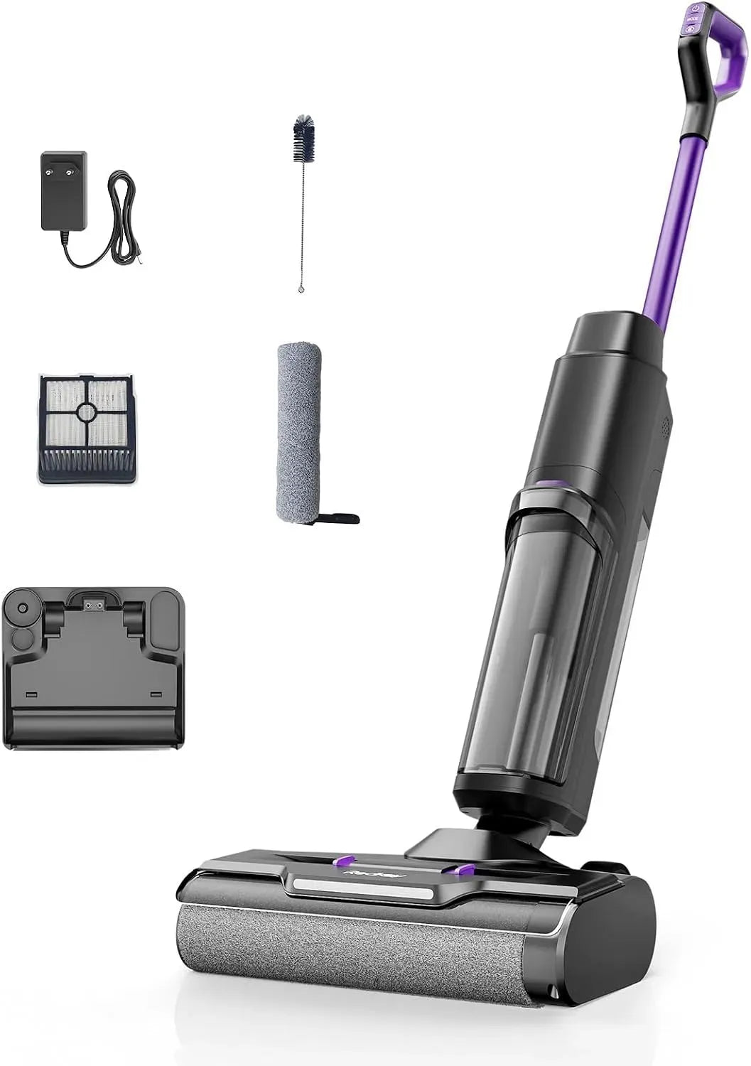 Aspirapolvere W15 45Min, 65 dB, aspiratore elettrico domestico, 3 in 1 Aspirapolvere Senza Fili Intelligente