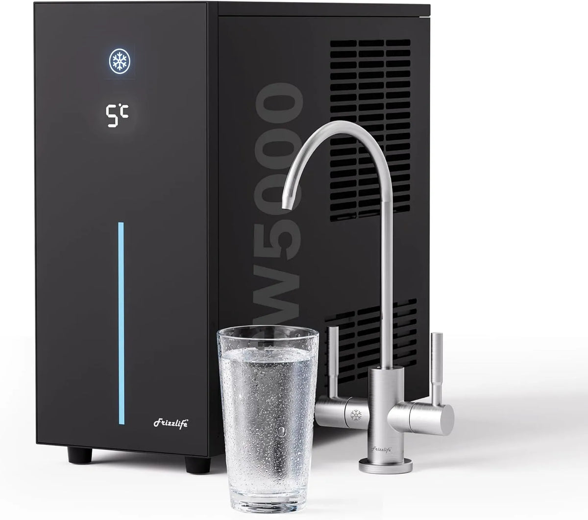 Lavello da cucina, Frizzlife CW5000, Raffreddatore, Raffreddatore d'acqua sottolavello per filtri acqua