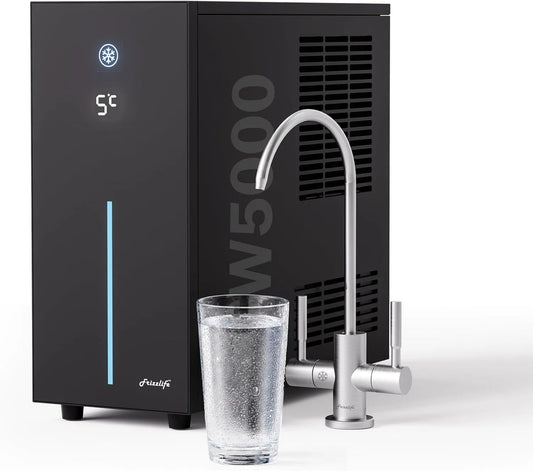 Lavello da cucina, Frizzlife CW5000, Raffreddatore, Raffreddatore d'acqua sottolavello per filtri acqua
