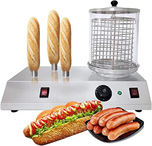 3sticks Macchina per Scaldare, Macchina per Hot, 20 CM, per Hot Dog Ristorazione
