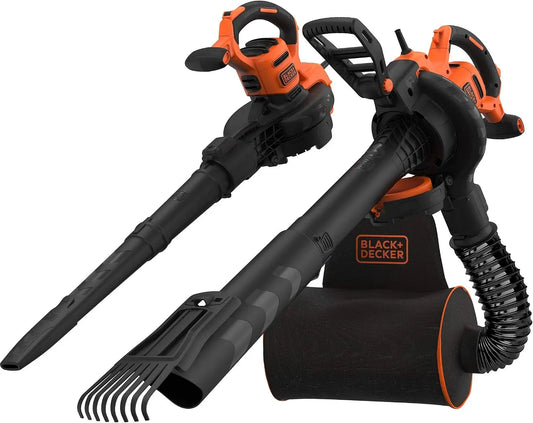 Black+Decker BEBLV301-QS ZAINO, 3000 W, nero, per i detriti più ostinati 3000 W. BEBLV301-QS