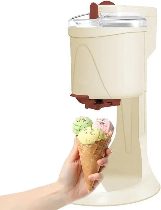 Sorbetto, per Gelatiera a funzionamento automatico Facile elettrica Fatta in casa Frozen Yogurt, Pala Mescolatrice Staccabile, per Dessert Gelatiera