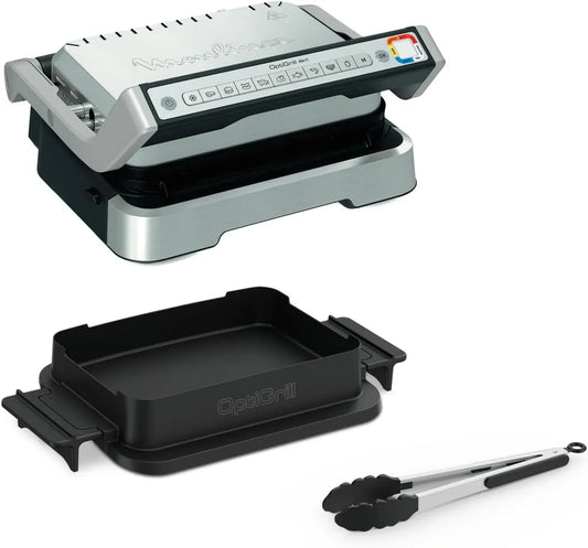 Moulinex 4in1 GI776D Forno elettrico, grill, Optigrill Griglia con Pinza