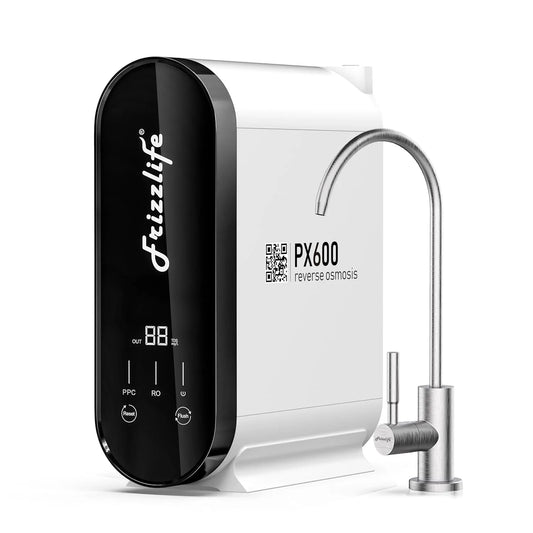 PX600 filtro, ampio serbatoio, per drenare, Frizzlife Impianto ad osmosi inversa