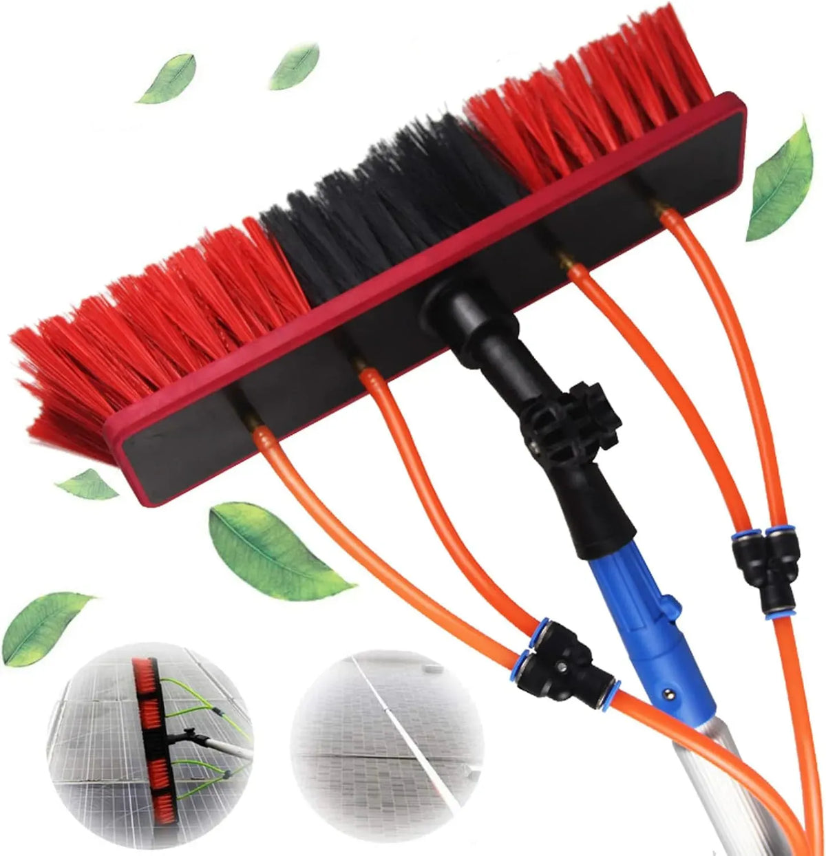 spazzola, Pulitore, 30 cm, 8 m, per la pulizia delle finestre con testa a spazzola da 30