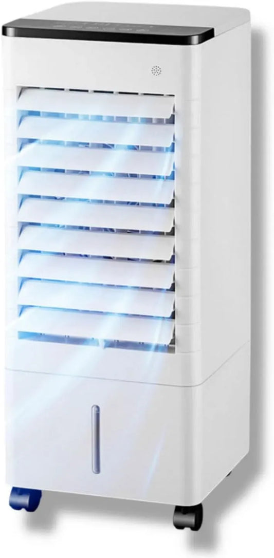 Condizionatore, 9 L, portatile, timer, 3 velocità, oscillazione, ampio serbatoio, telecomando e timer di 15 ore, oscillazione a 90°, 3 modalità