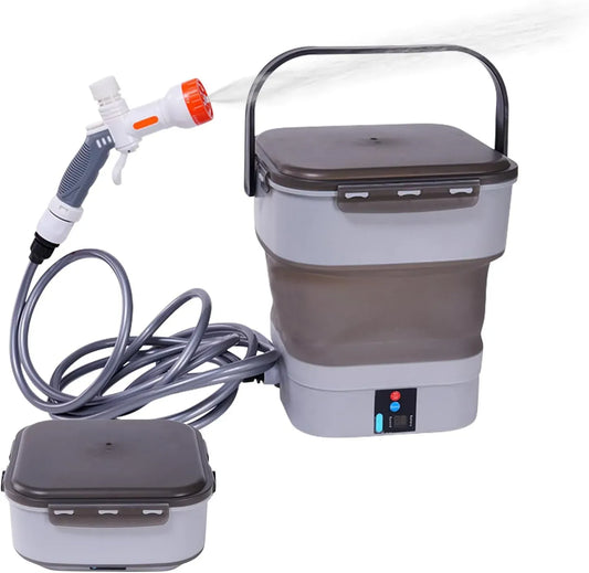 Idropulitrice, 12 L, portatile, esterno, ampio serbatoio, portatile Mobile Outdoor Cleaner, ugello 5 in 1