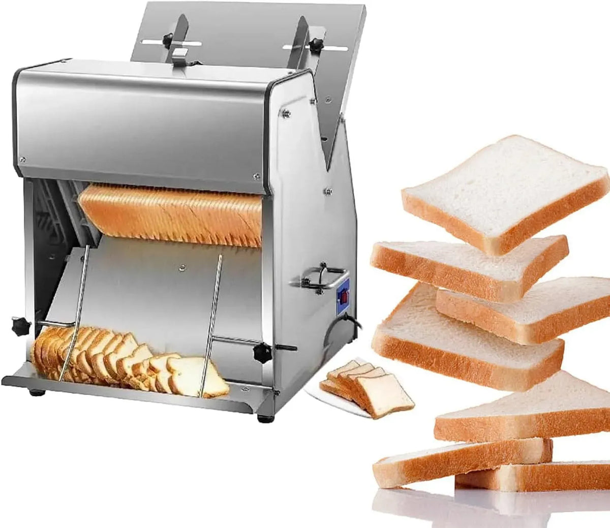 Affettatrice, Taglierina, affettatrice per alimenti, 12 mm, industriale, per Pane