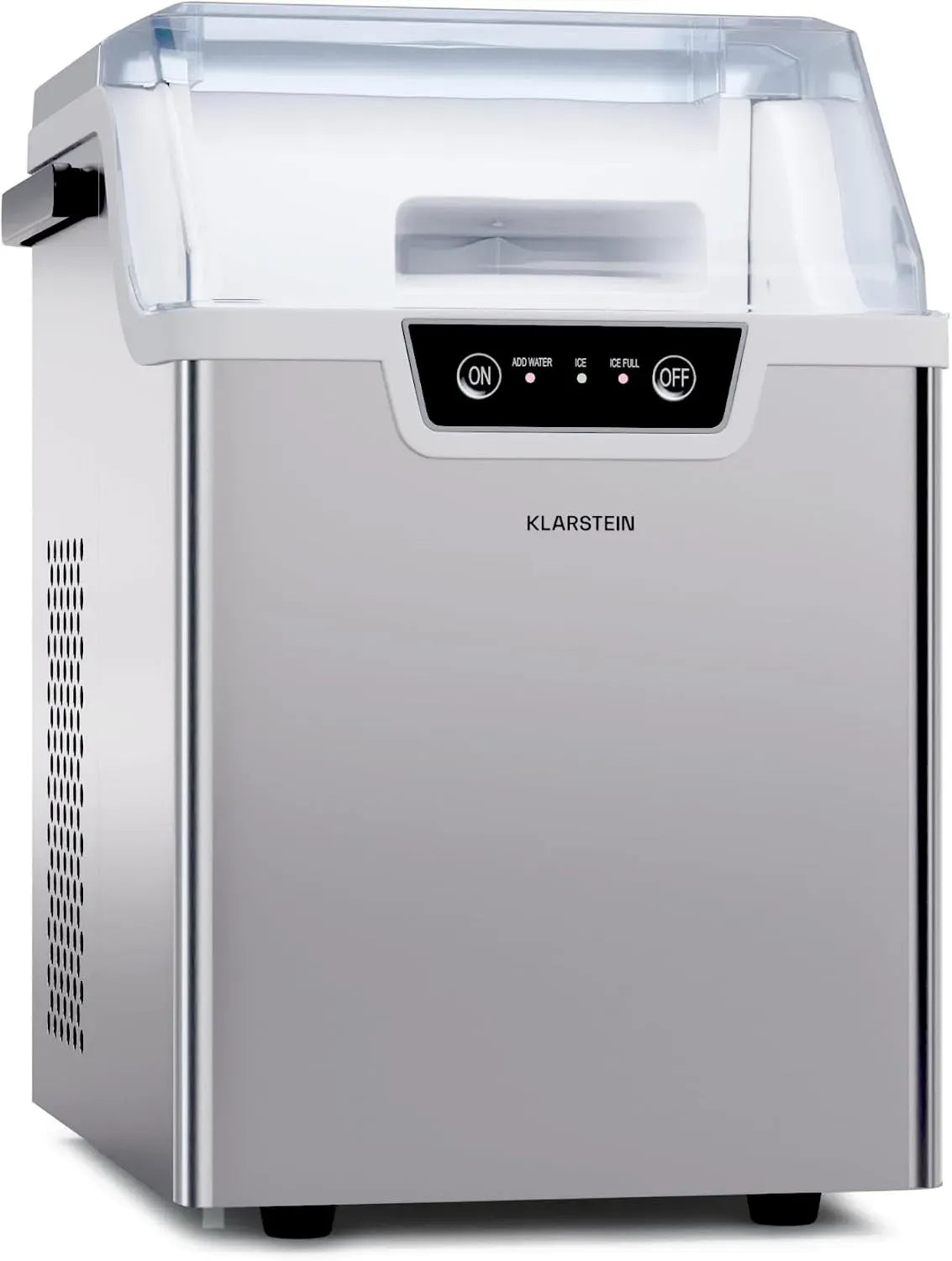 Klarstein Macchina per nugget, 200 W, per nugget di ghiaccio per la casa
