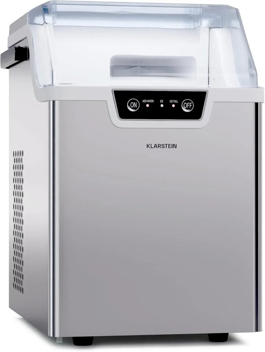 Klarstein Macchina per nugget, 200 W, per nugget di ghiaccio per la casa