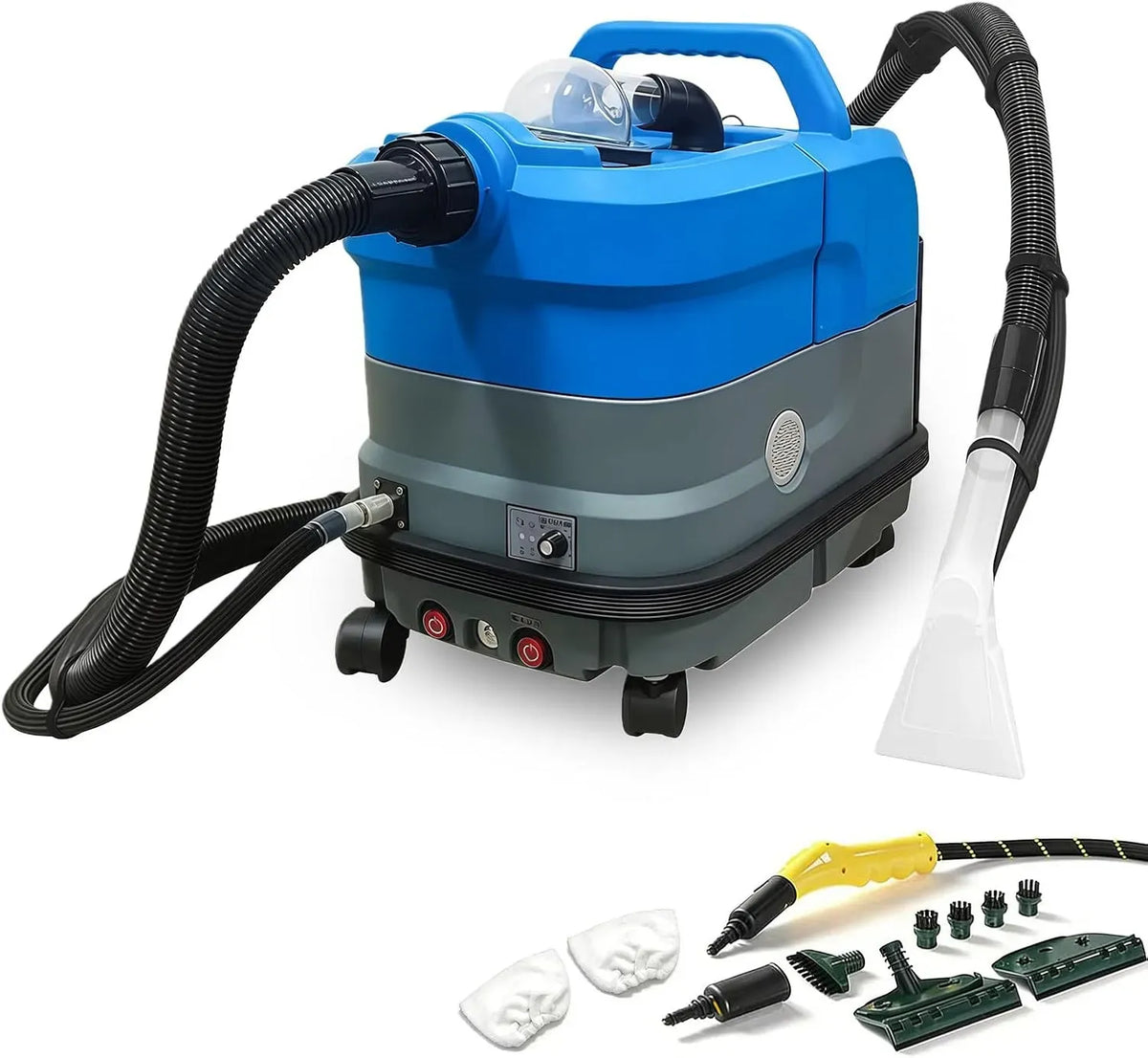 pulito+12L 15s Estrattore, 7,5 L, 12 L, portatile, ampio serbatoio, rimovibile, funzione riscaldante, per moquette/tapicerìa