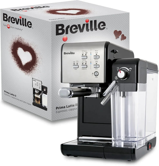 Montalatte VCF108X, cappuccinatore, professionale, argento, Breville Prima Latte II Espresso, Macchina per latte e cappuccino
