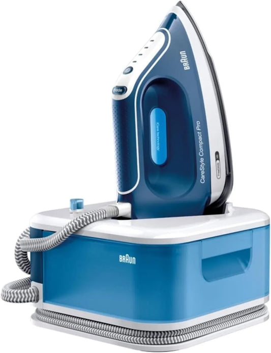 Braun IS2565 bar/430g/min iCareMode, Ferro Stiro a Vapore, CareStyle Compact Pro IS2565, Tecnologia FreeGlide 3D, Serbatoio 1, Modalità Eco e Turbo