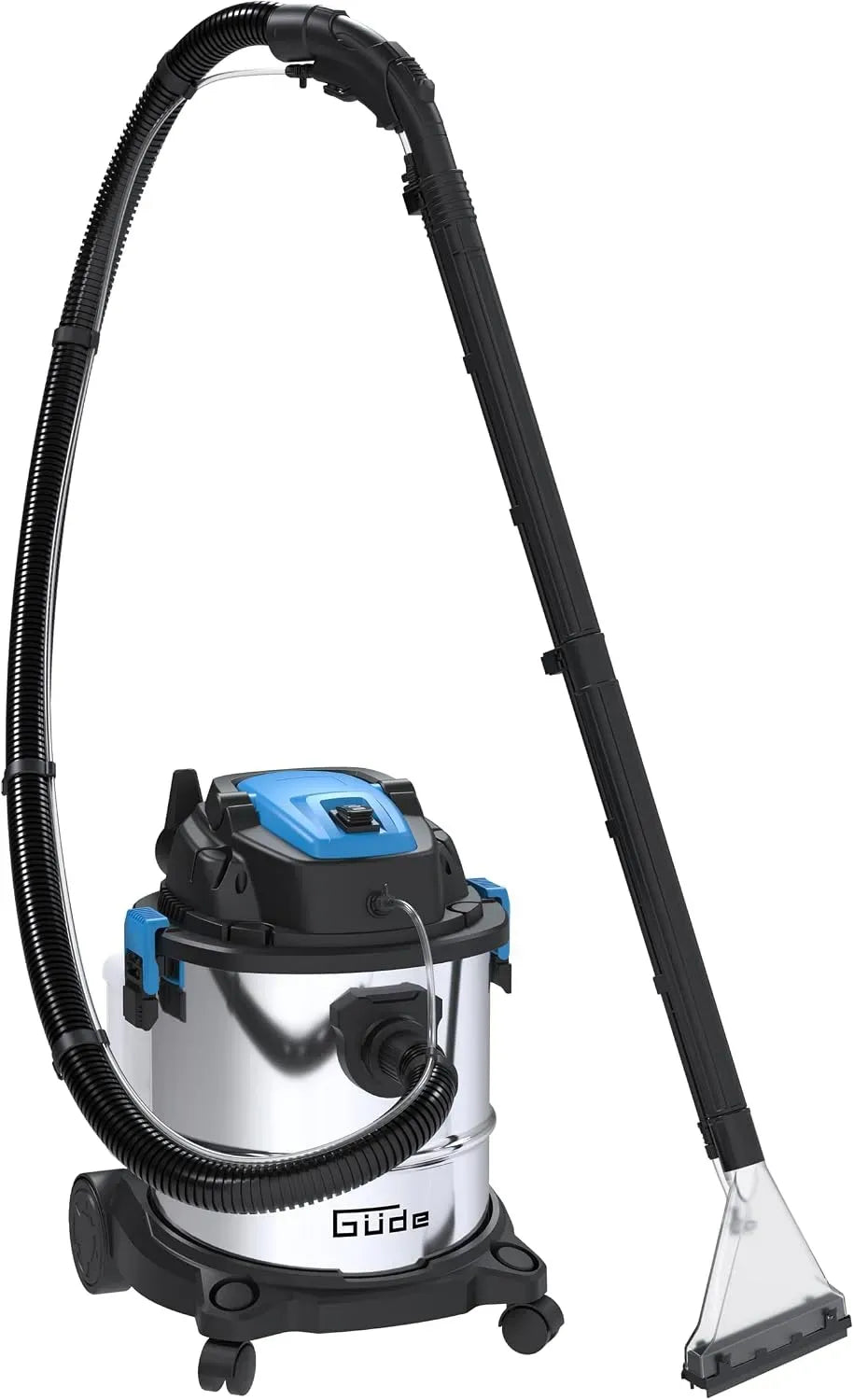 Aspirapolvere GWS 1600, 20 L, 1600 W, ampio serbatoio, acciaio inox, potenza di aspirazione massima 19 kPa