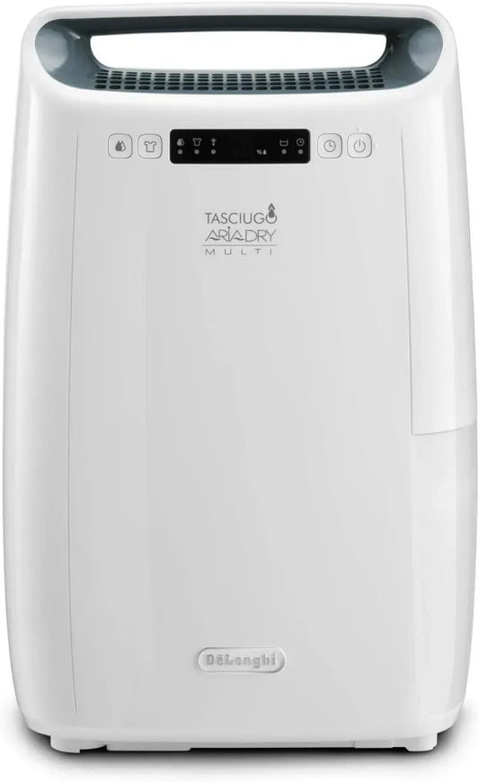 Deumidificatore 16L/Giorno DEXD216RF, portatile, bianco, Sistema di Filtrazione a 3 Azioni