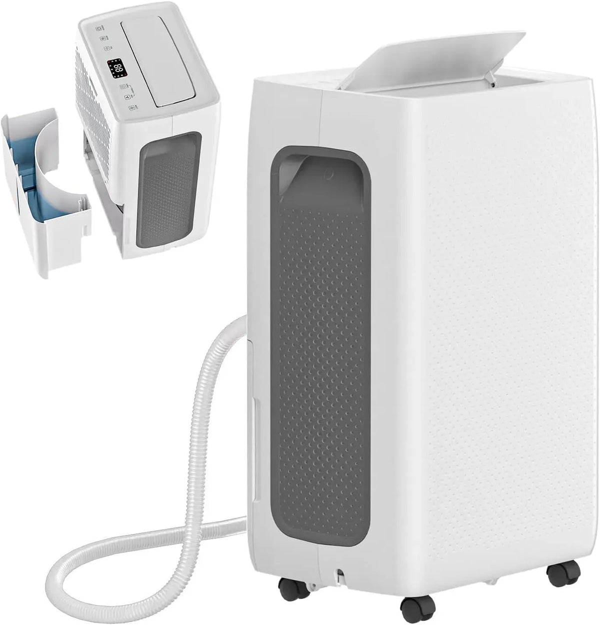 Deumidificatore, 4.3 L, Deumidificatore 26L/24h, timer, Adatto fino a 50㎡, Tanica da 4