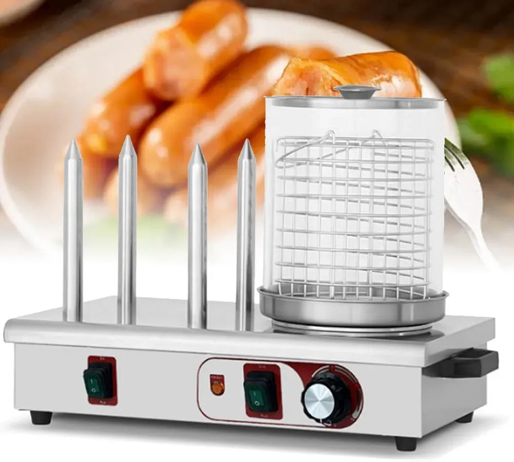 Macchina per Hot, griglia, professionale, rivestimento antiaderente, per Hot Dog Commerciale, FURLOU