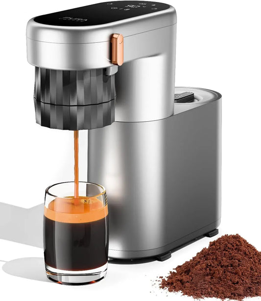 Macchina per espresso, portatile, touch, 20 Bar, macchina caffe portatile a batteria, schermo touch