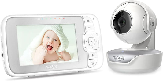 Monitor, 3' Screen, schermo per PC, monitor video per bambini, Hubble Connected Nursery View Select Baby Monitor Camera with 4