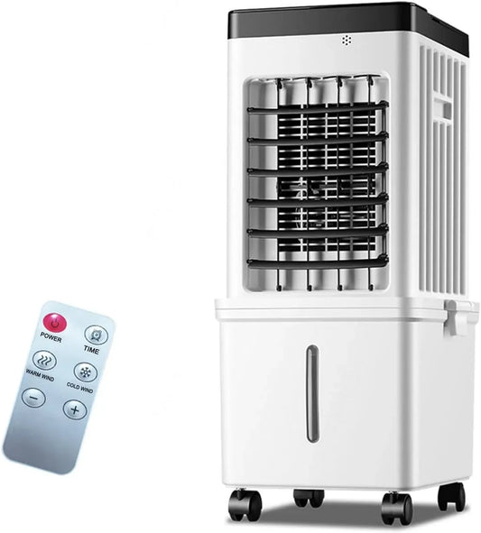 Condizionatore, 15 L, portatile, esterno, timer, oscillazione, ampio serbatoio, rimovibile, Display LED, 5 Ore