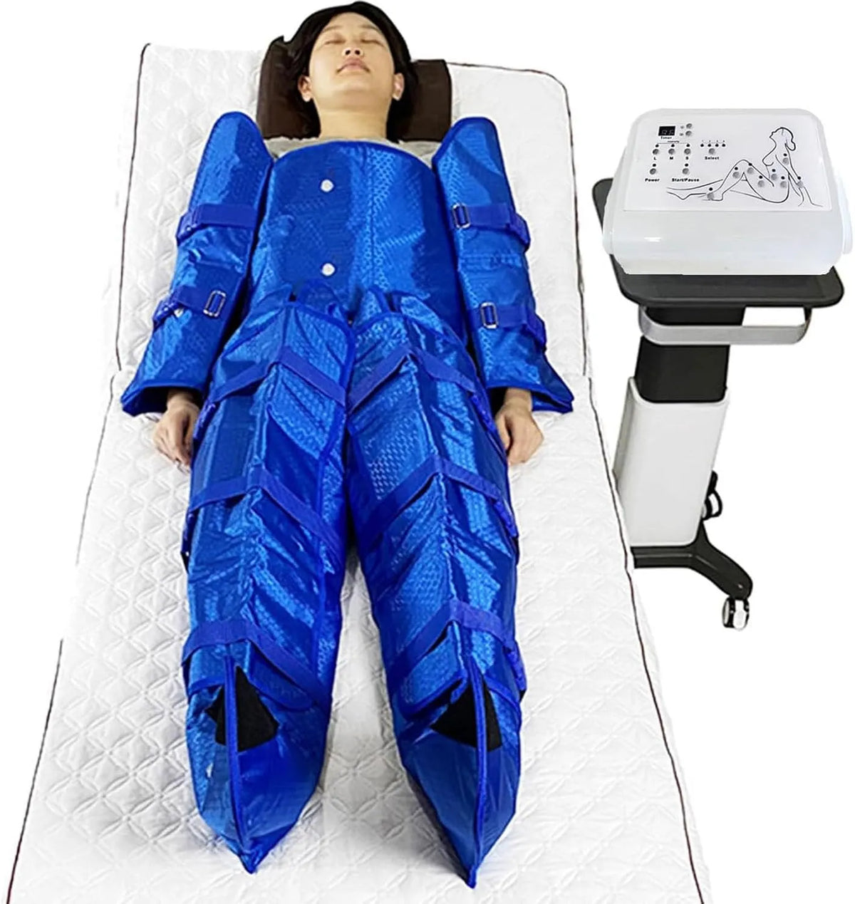 Pressoterapia, Massaggiatore, dispositivo pressoterapia per gambe, professionale, per Casa