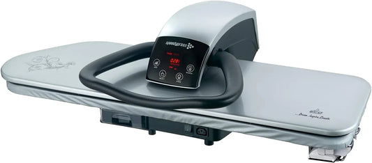 Accessorio per elettrodomestico 101HD 2.600watt, 101cm, 600 W, vapore, professionale, argento, Pressa da Stiro a Vapore Professionale Argento