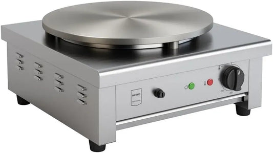 GCP1040 Piastra, 40cm, 3000 W, 50 a 300 °C, 40 cm, ghisa, acciaio inox, argento, METRO