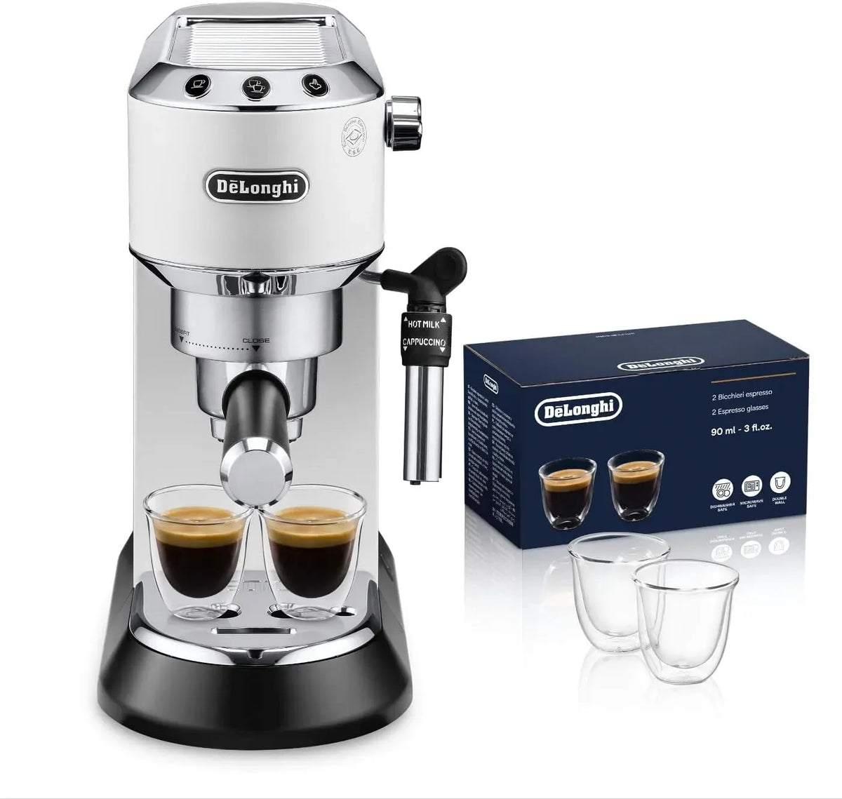 De'Longhi EC685.W Macchina da caffè, 1350 W, bianco