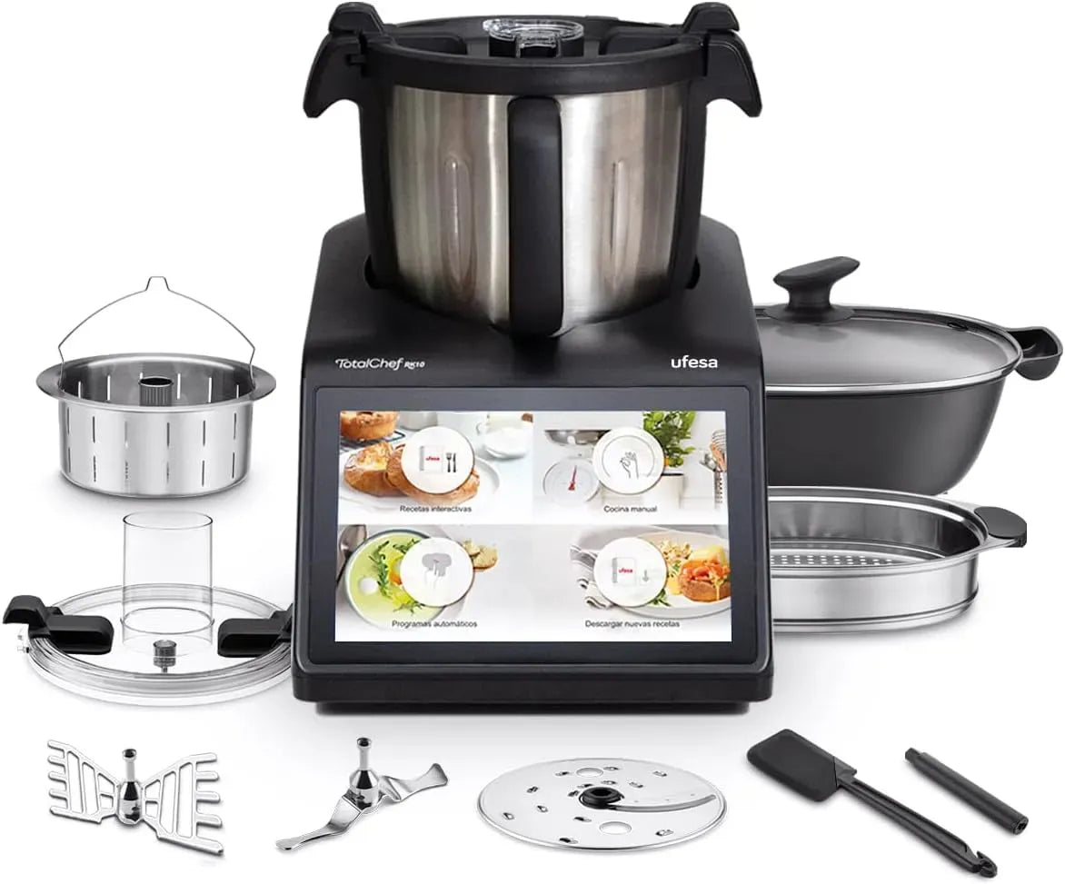 Accessorio per elettrodomestico, 10 pollici, 4,5 L, 30 programmi, Ufesa RK10, touch, Wi-Fi, Capacità Massima 4,5L con Manico, Capacità Utile 3L