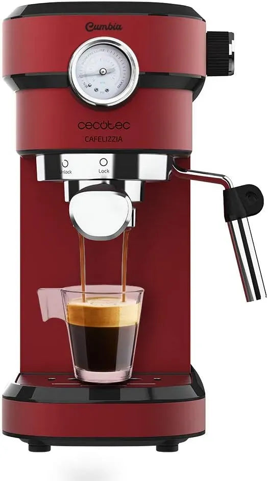 Cecotec Macchina da caffè, 1,2 L, 1350 W, ampio serbatoio, 20 bar, Modalità per 1 e 2 caffè