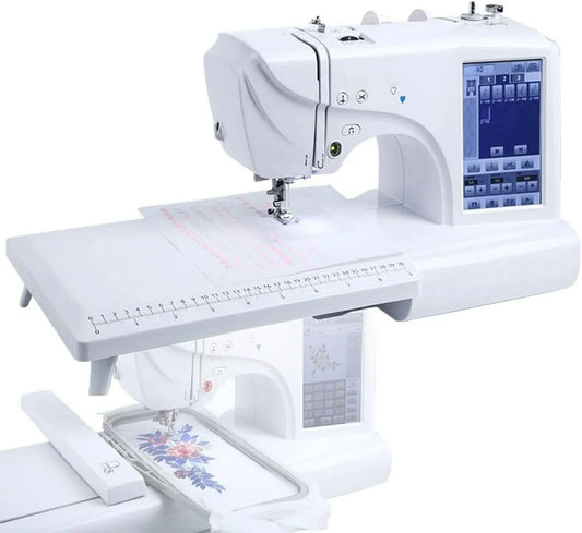 Macchina da ricamo, macchina da cucire, macchina per cucito elettrica, ricamatrice elettrica, per abbigliamento