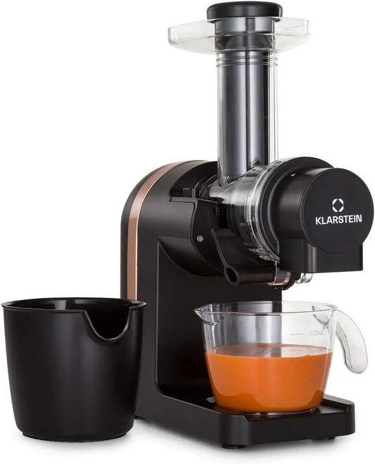 Klarstein Elegance Contenitore, Estrattore, Juicer, estrattore di succo e spremiagrumi, 200 W, 400 ml, nero