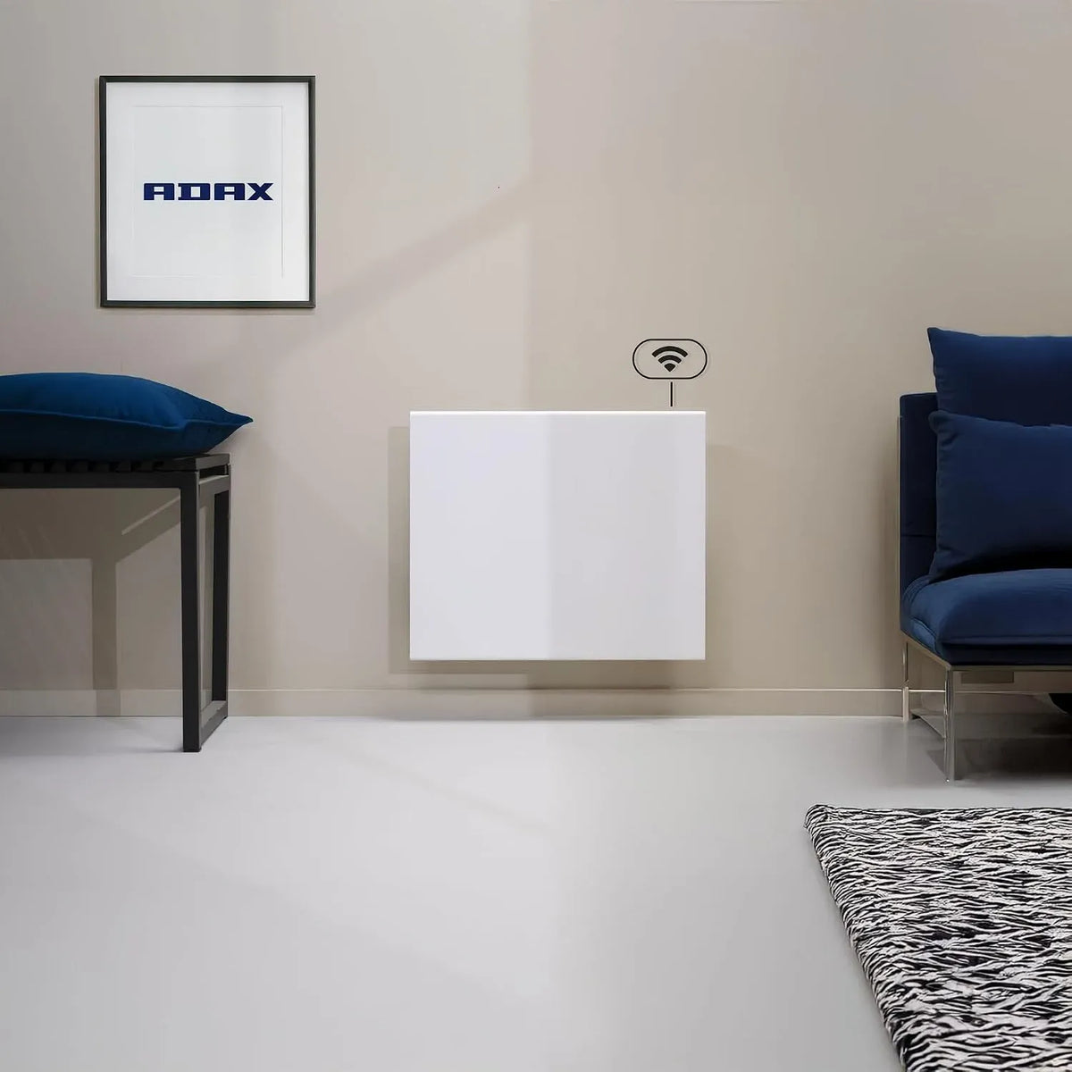 Adax Neo Compact, 750W, Convettore da parete intelligente WiFi